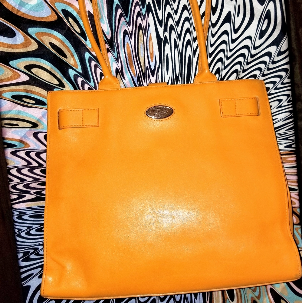 Italian Made Furla Leather Shoulder Bag